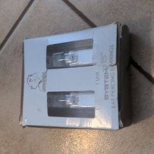 Studex 14kt white gold rainbow daisy or blanc 14ct Marguerite arc-en-ciel kit